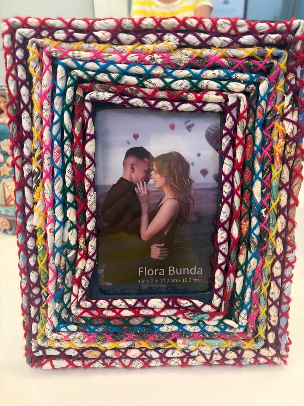 Multicolor Woven Photo Frame